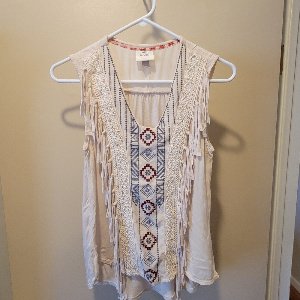 🤎EUC~ KNOX ROSE SLEEVELESS TOP - Picture 3 of 6